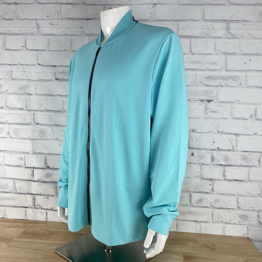 Greyson Siaconset‎ Jacket Men's XL Full Zip Skystone Blue Blade Collar Golf NWT - Picture 5 of 14